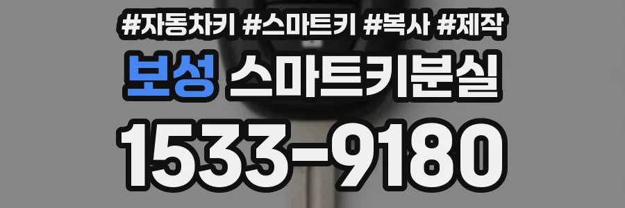 보성 스마트키분실