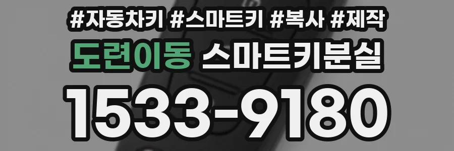 도련이동 스마트키분실