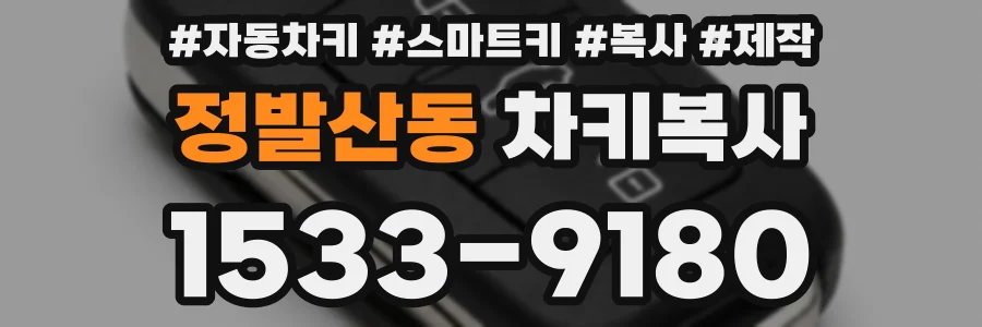 정발산동 차키복사
