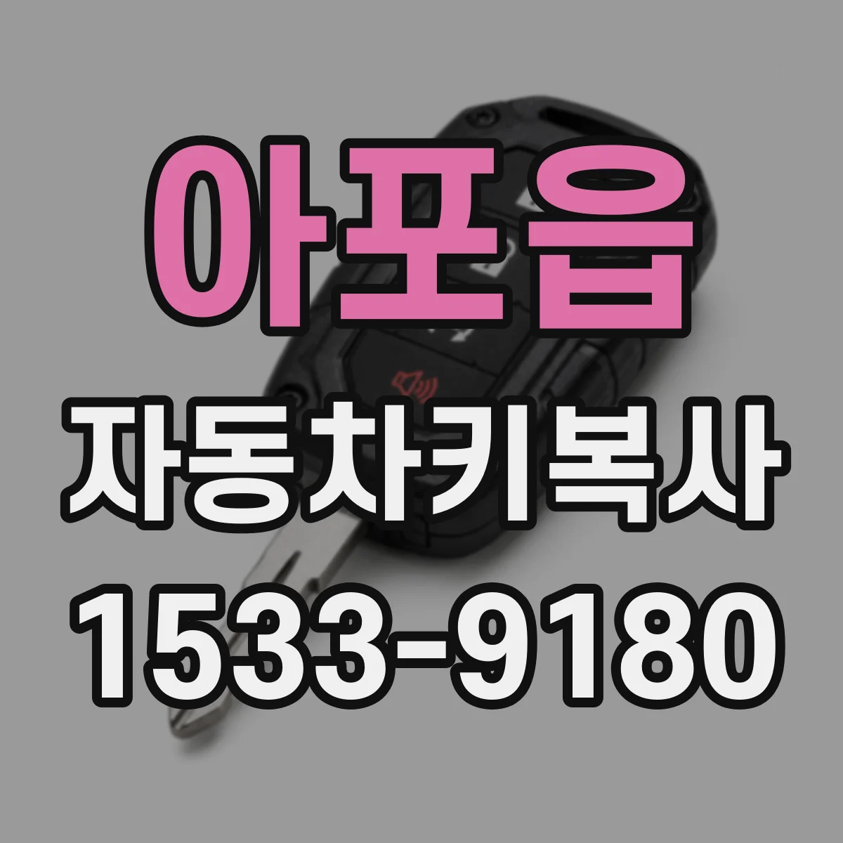 아포읍 자동차키복사