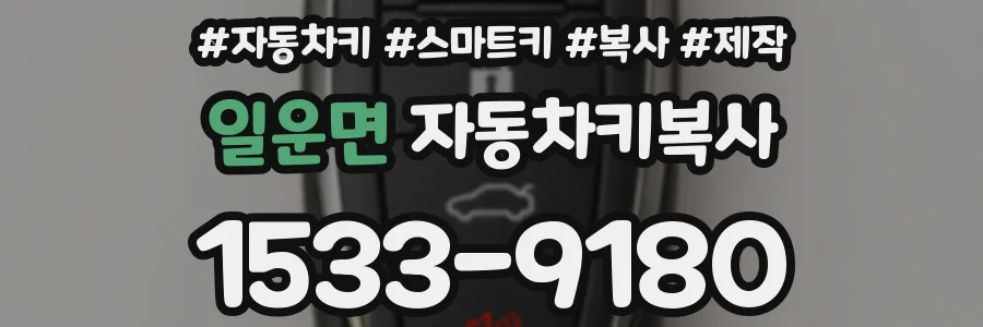 일운면 자동차키복사
