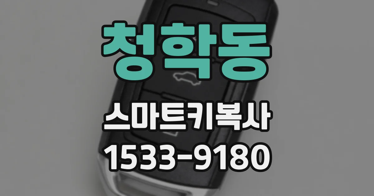 청학동 스마트키복사