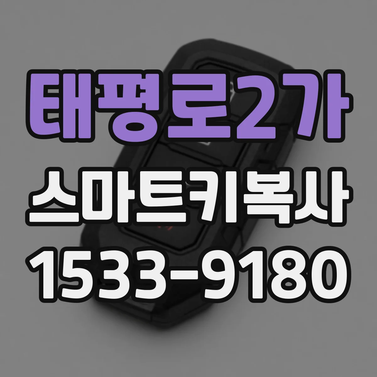 태평로2가 스마트키복사