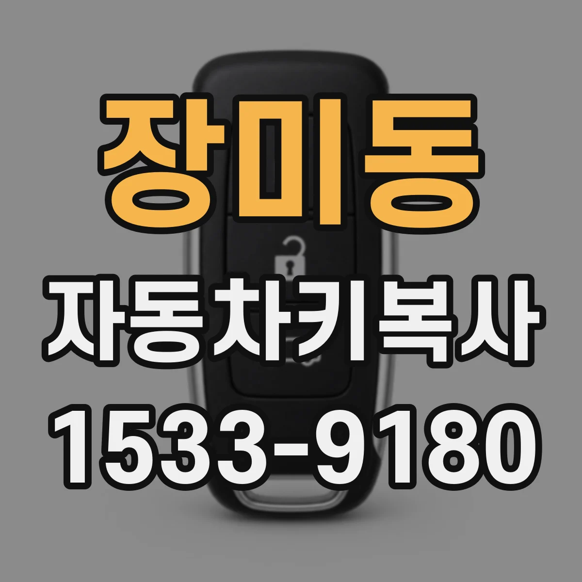 장미동 자동차키복사
