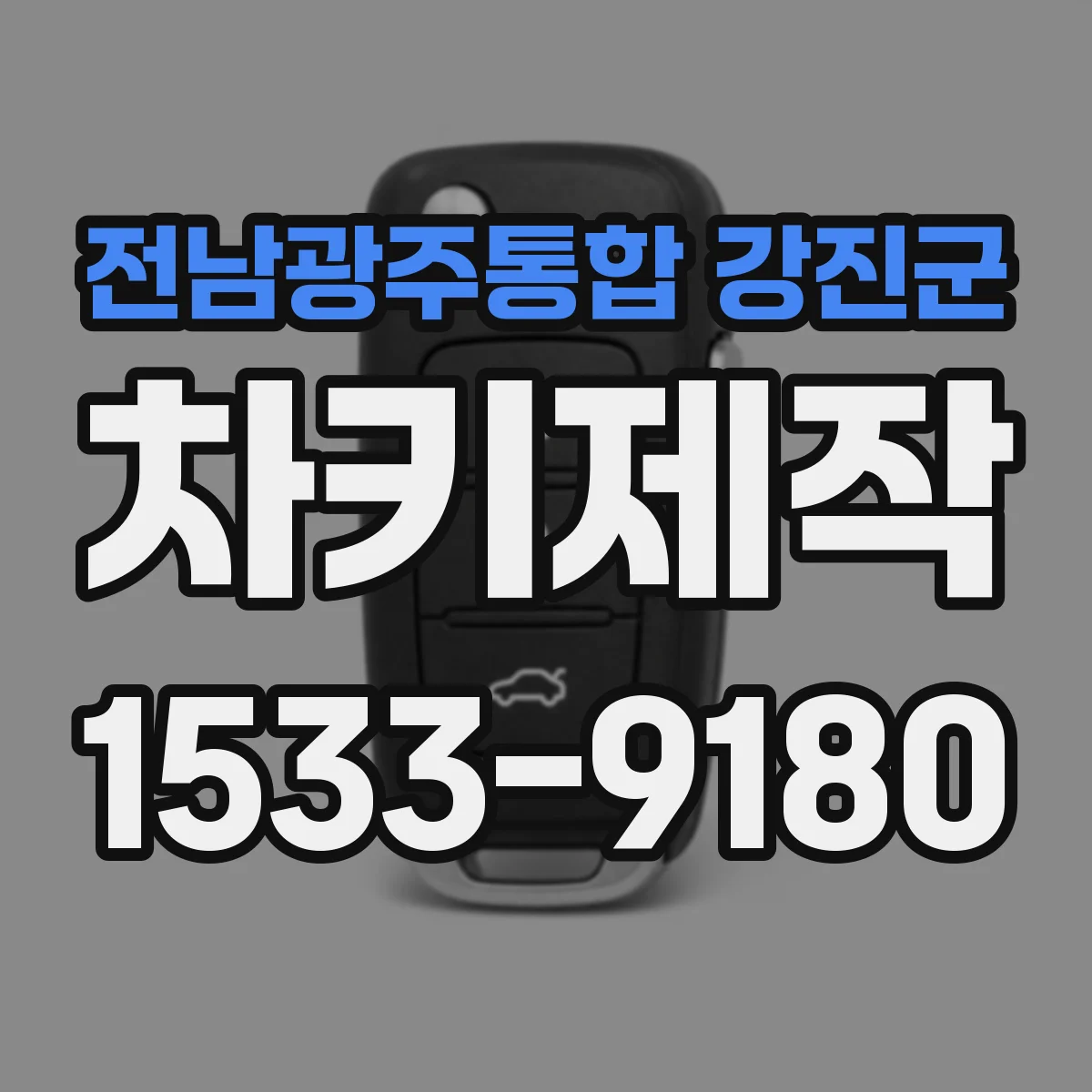 전남광주통합 강진군 차키제작