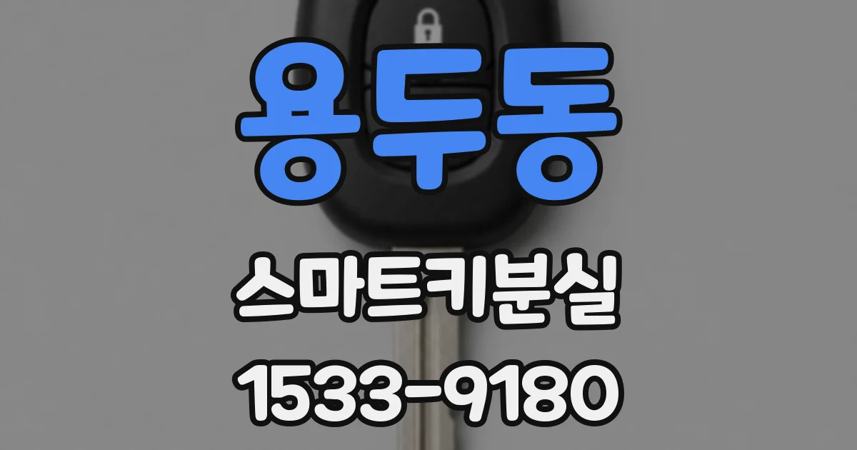 용두동 스마트키분실