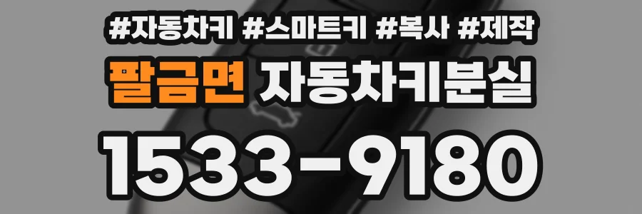 팔금면 자동차키분실