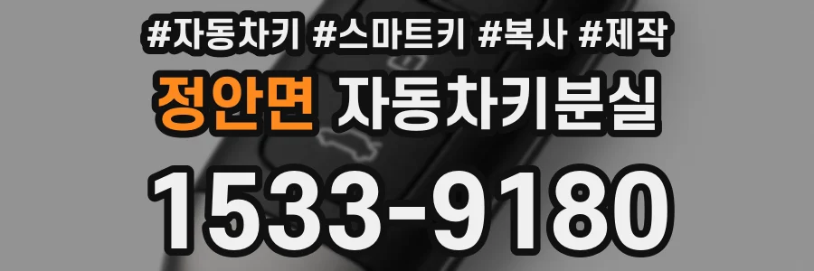 정안면 자동차키분실
