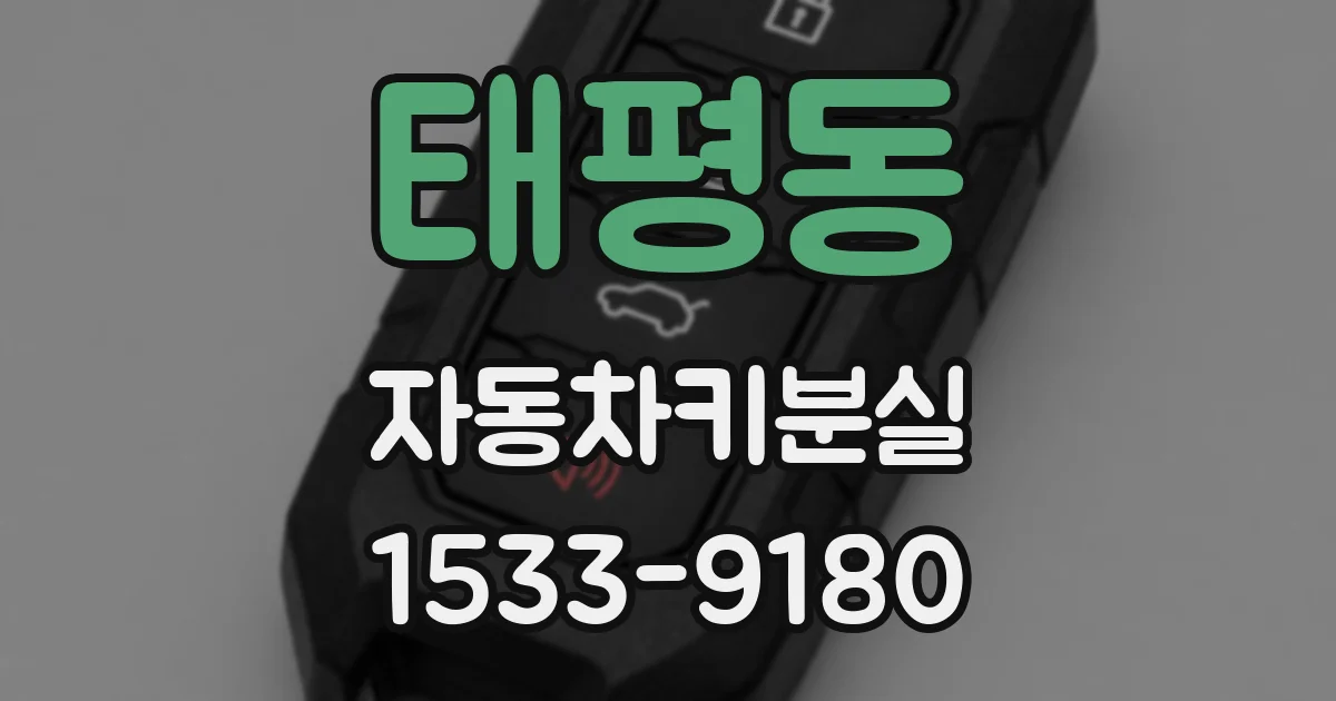 태평동 자동차키분실