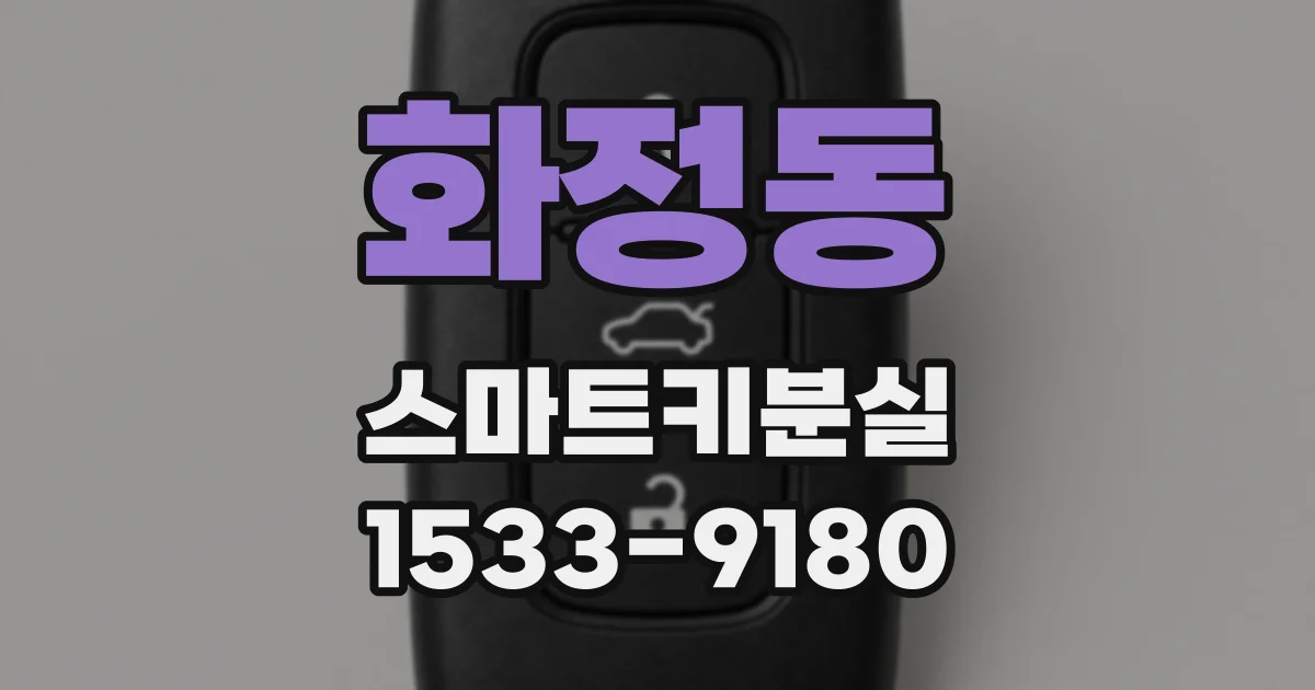 화정동 스마트키분실