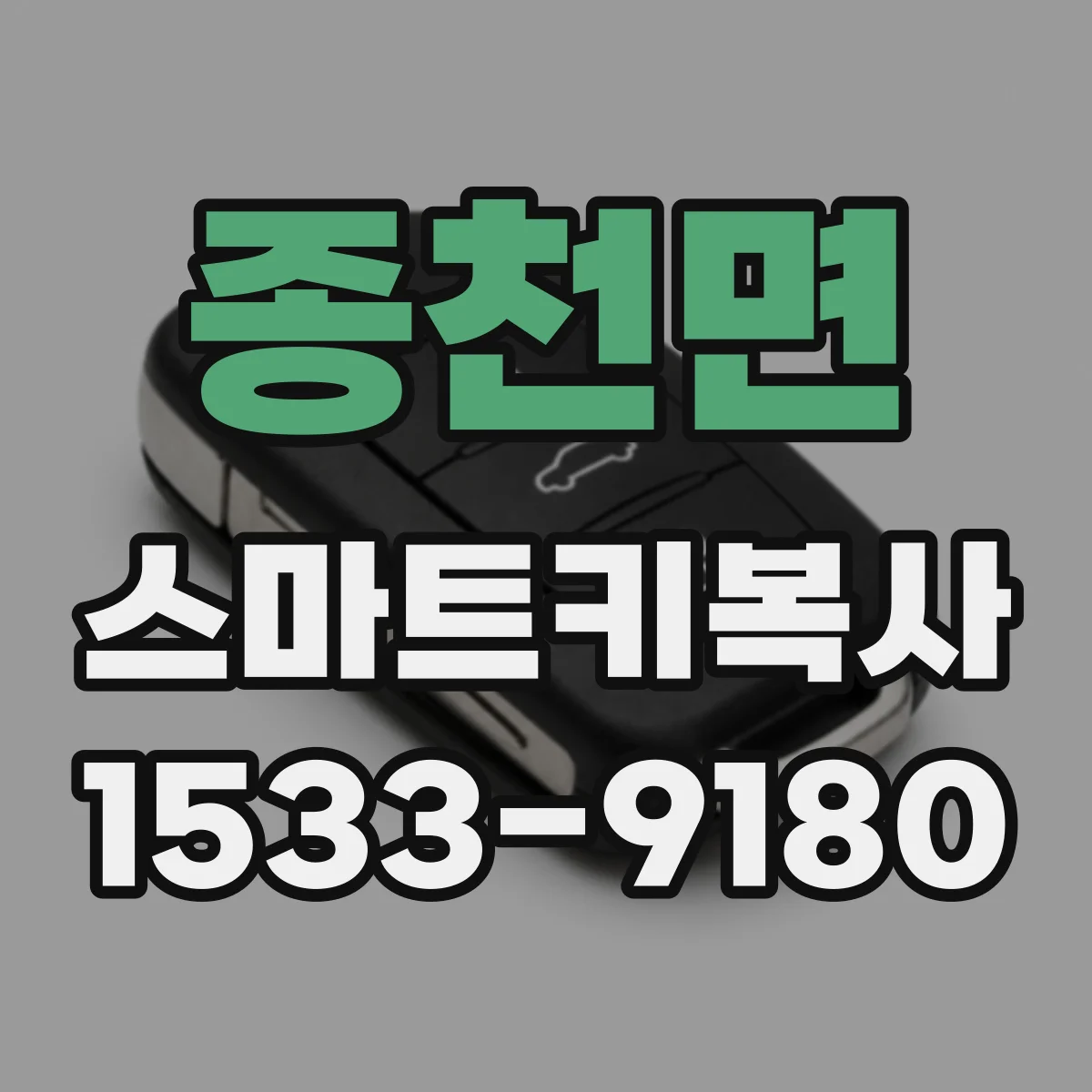 종천면 스마트키복사