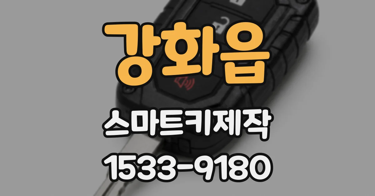 강화읍 스마트키제작