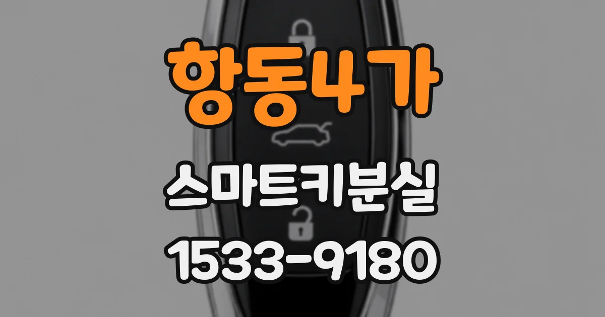 항동4가 스마트키분실