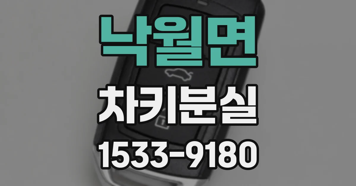 낙월면 차키분실