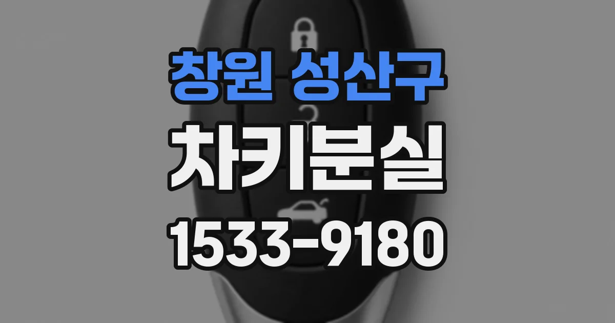 창원 성산구 차키분실