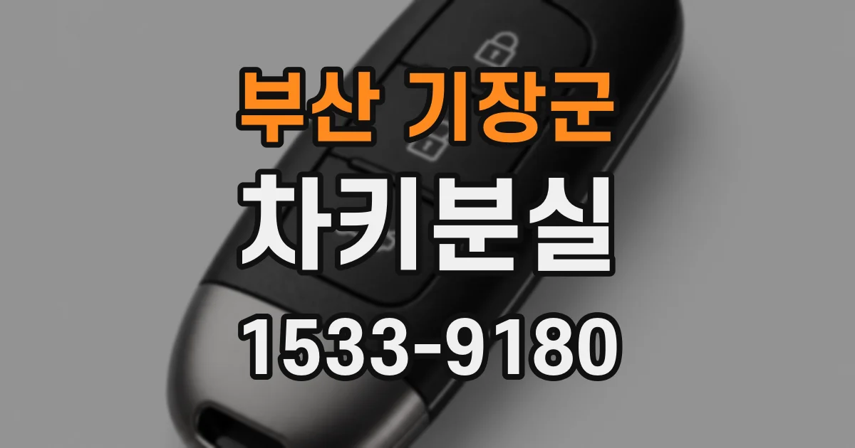 부산 기장군 차키분실