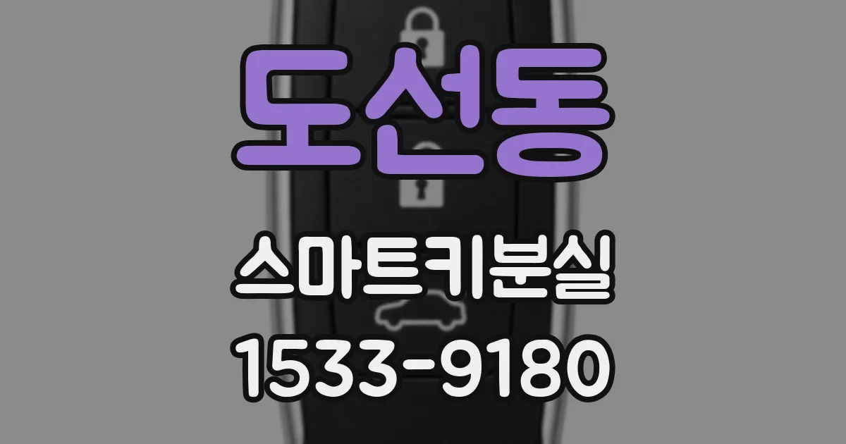 도선동 스마트키분실