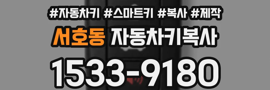 서호동 자동차키복사