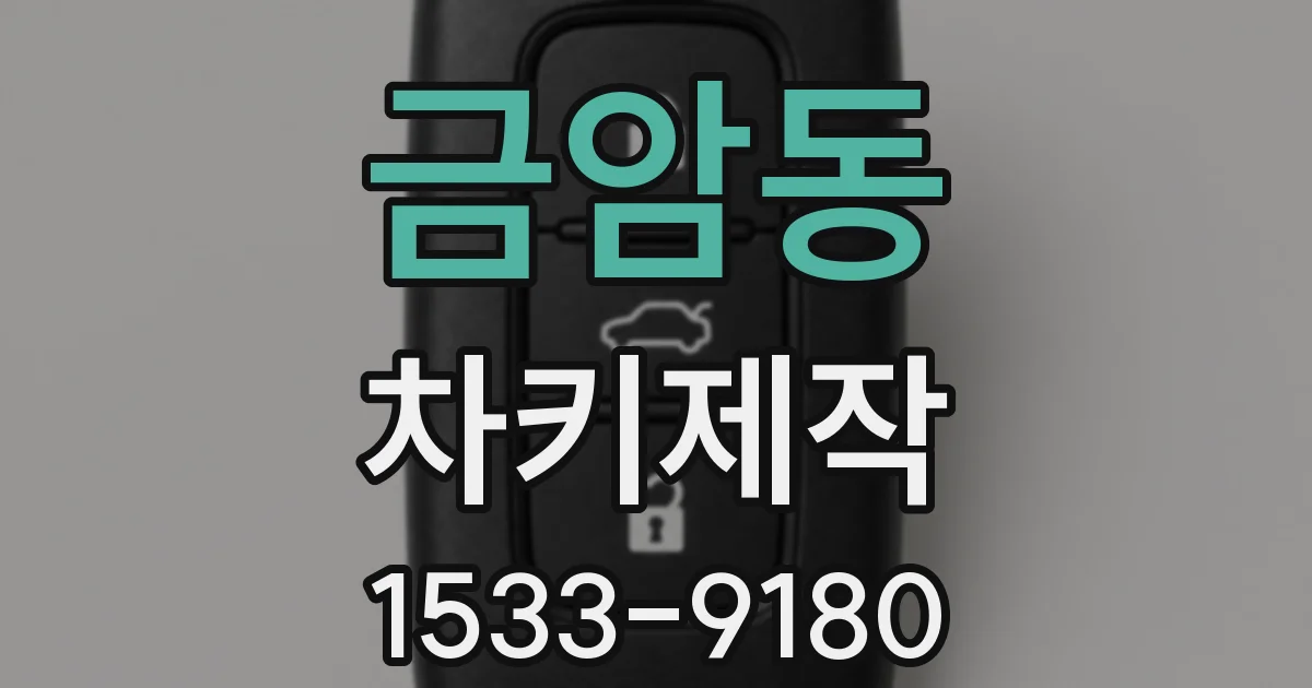 금암동 차키제작