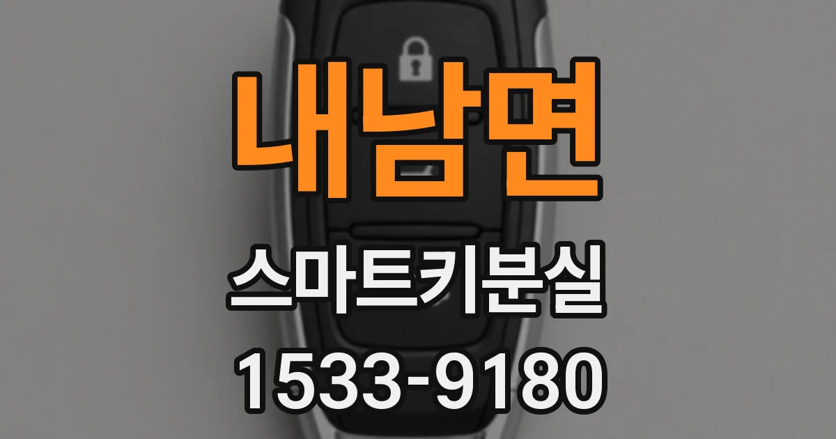내남면 스마트키분실