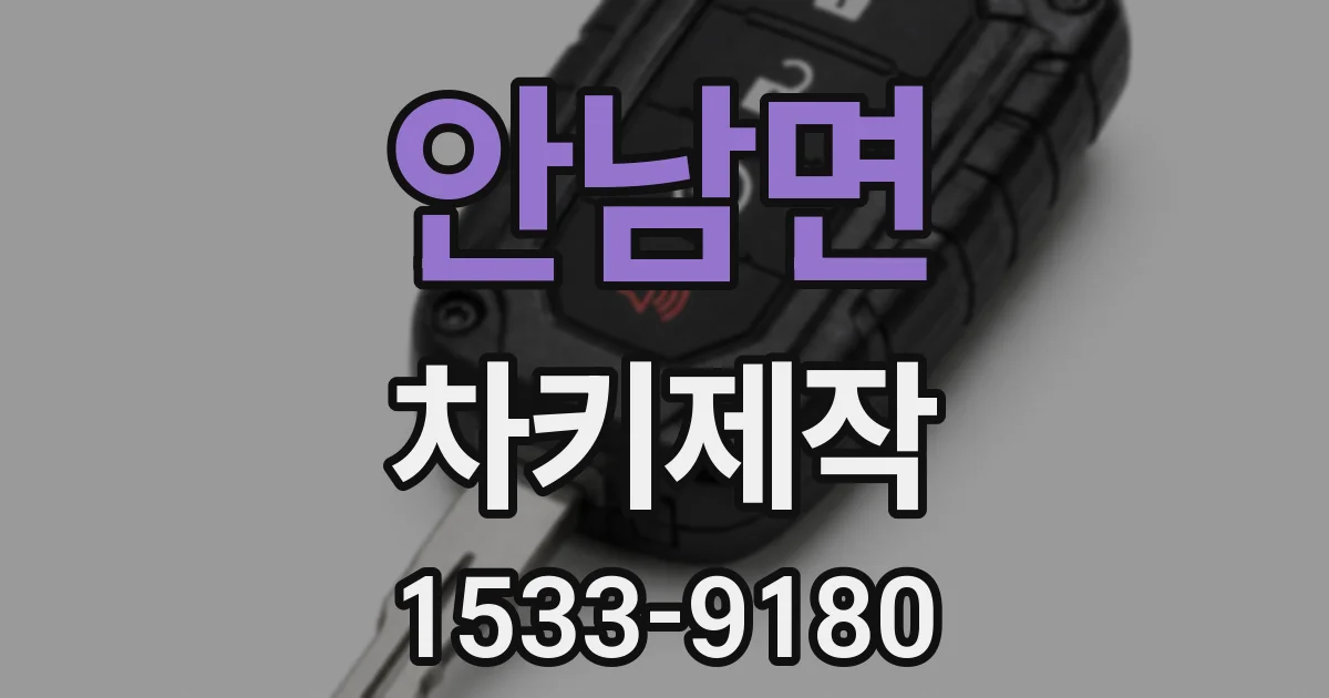 안남면 차키제작