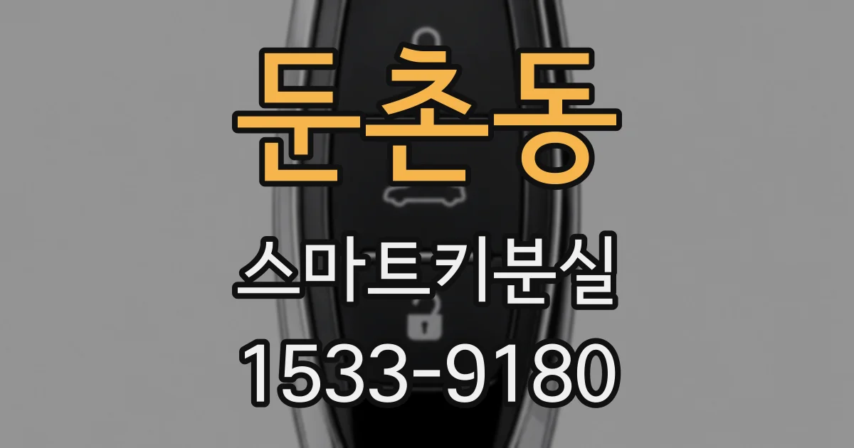 둔촌동 스마트키분실