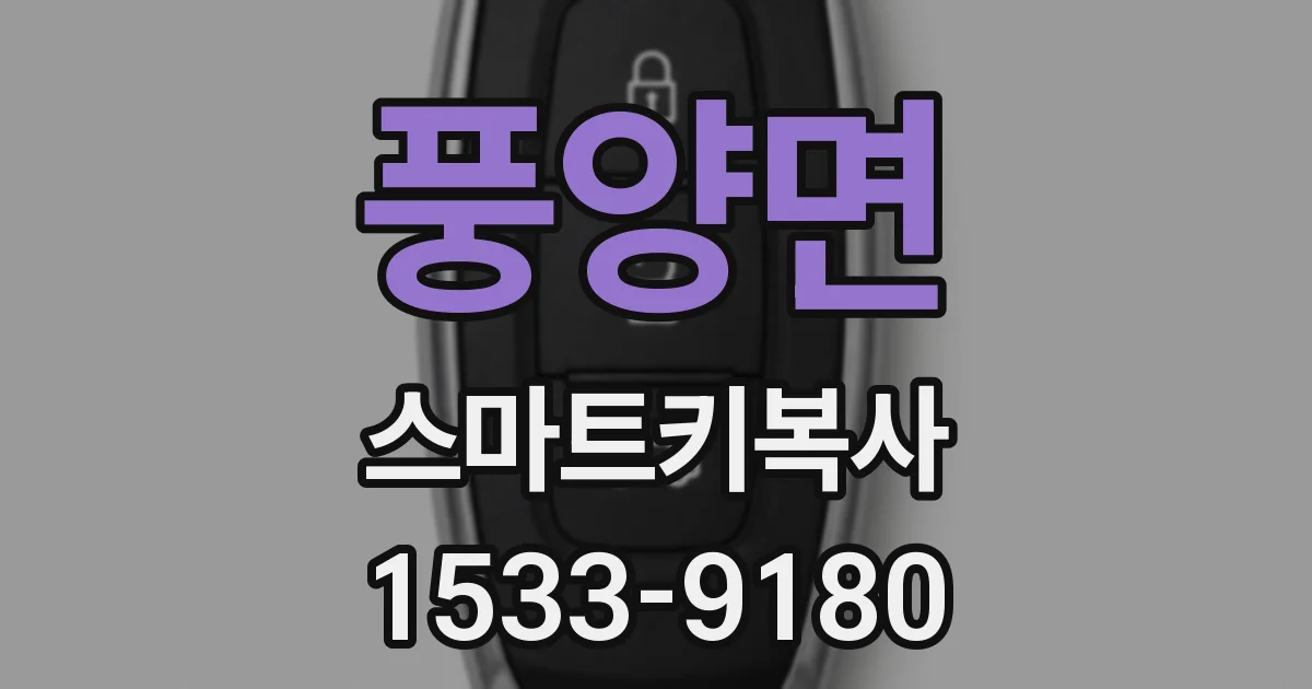 풍양면 스마트키복사