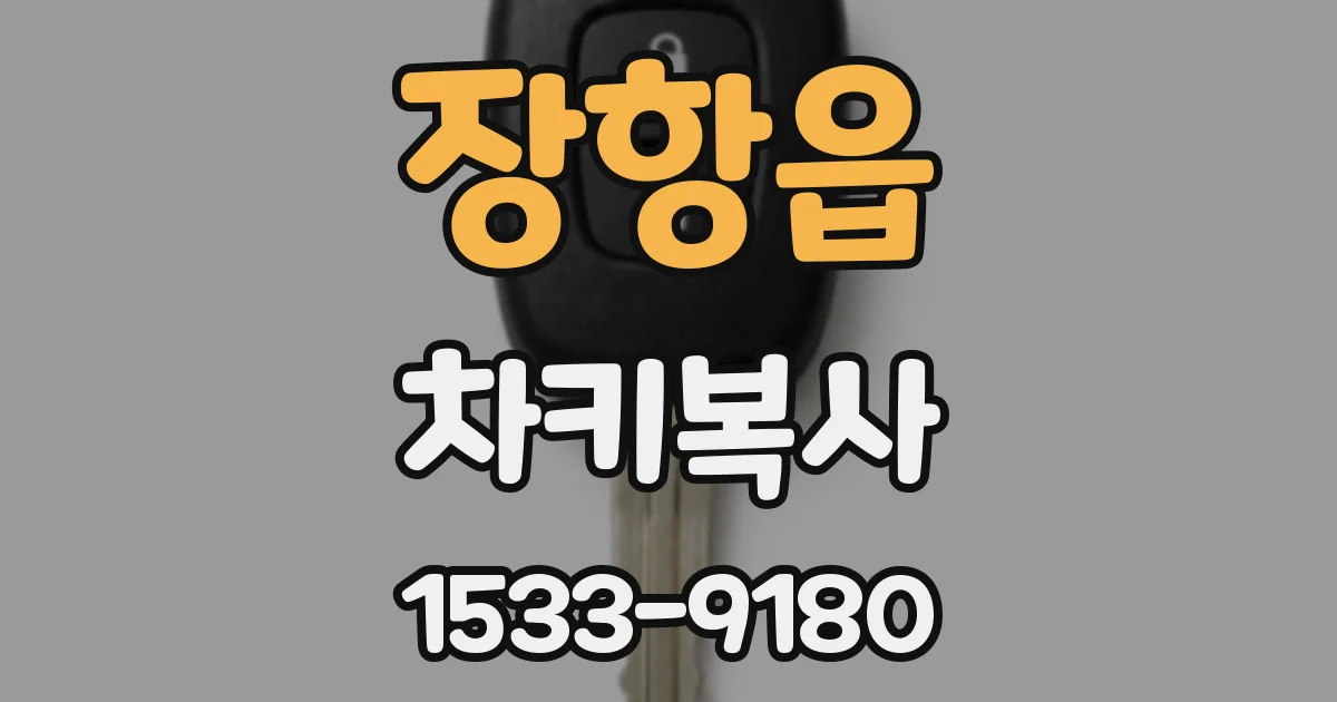 장항읍 차키복사