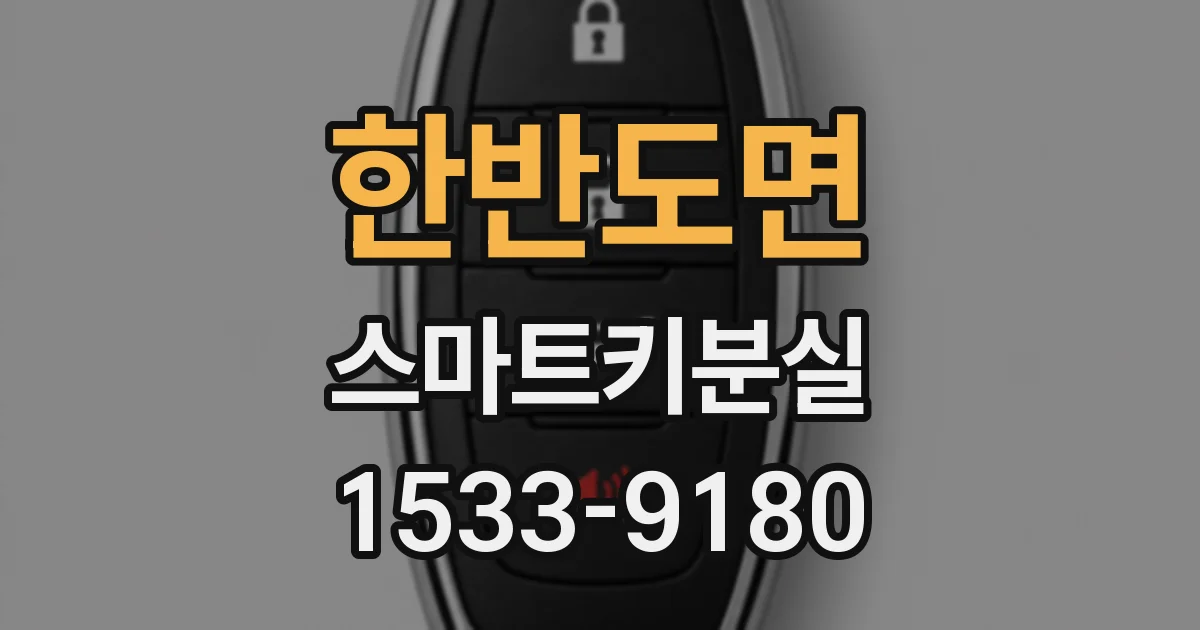 한반도면 스마트키분실
