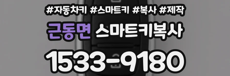 근동면 스마트키복사