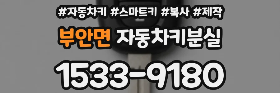 부안면 자동차키분실