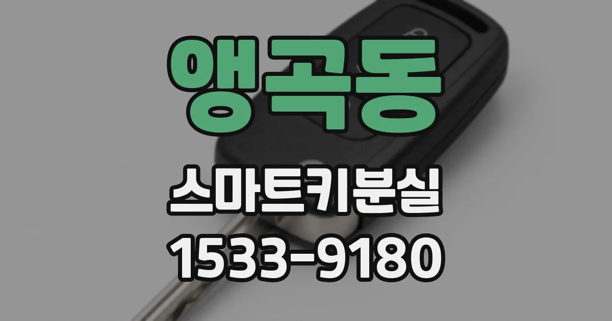 앵곡동 스마트키분실