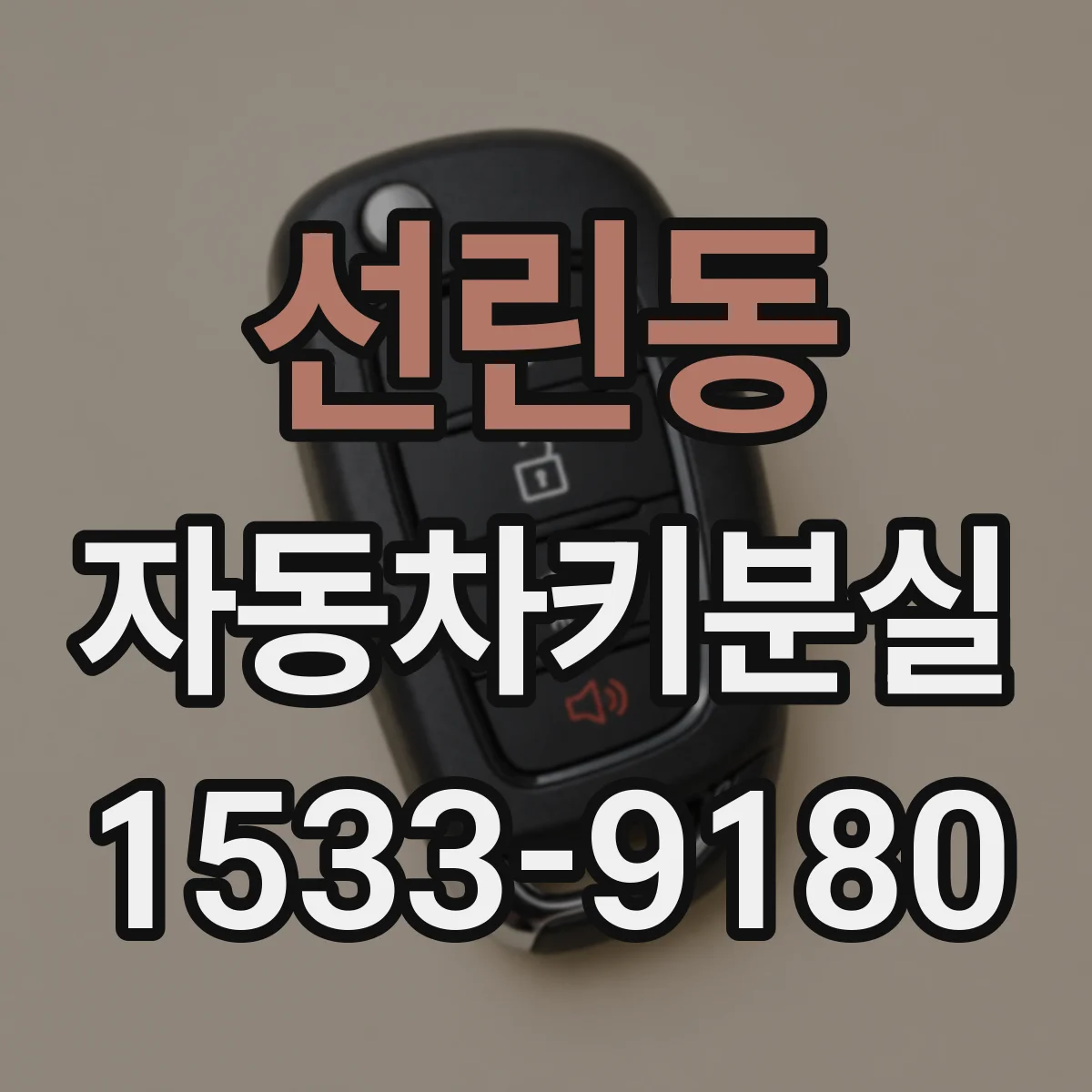 선린동 자동차키분실