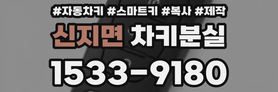 신지면 차키분실
