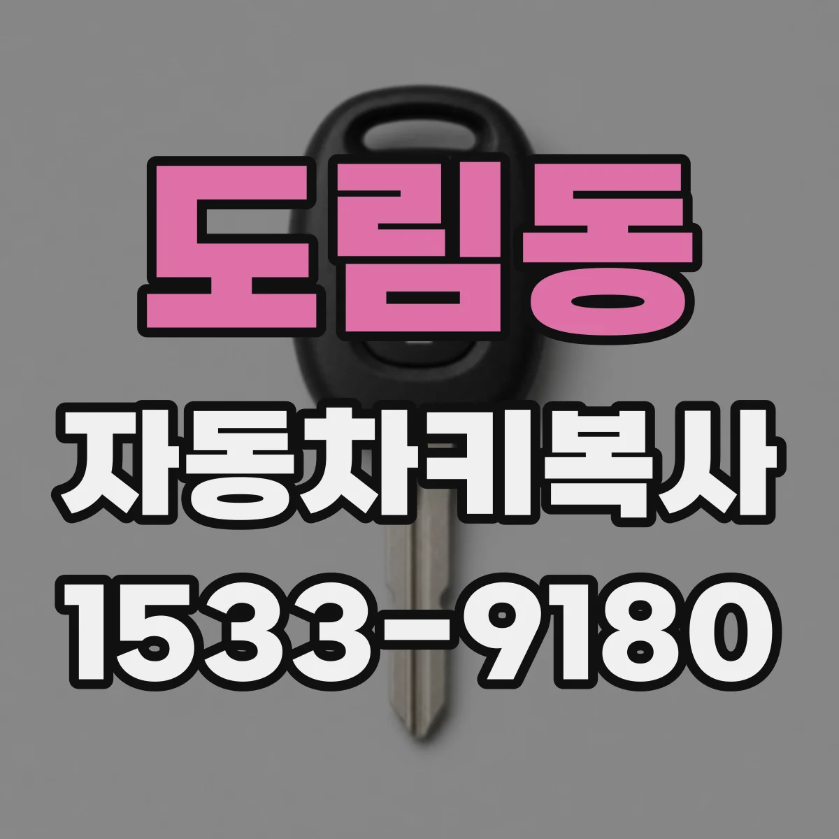 도림동 자동차키복사