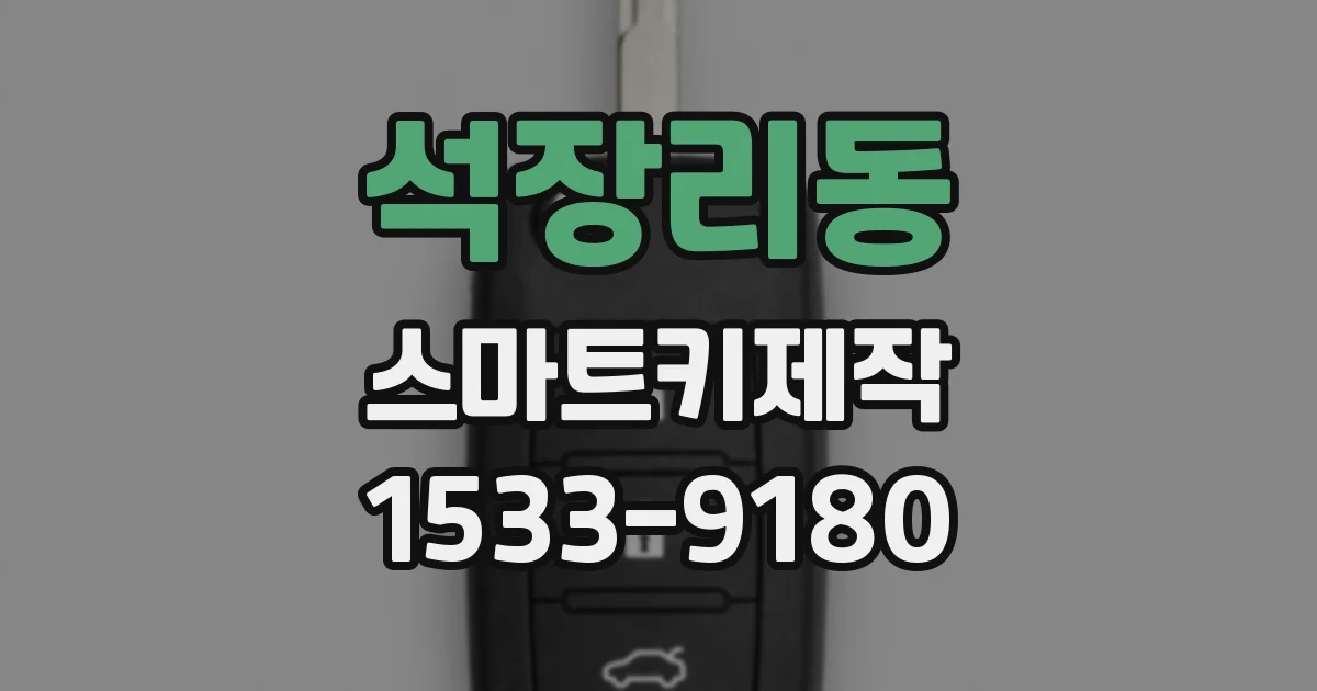 석장리동 스마트키제작