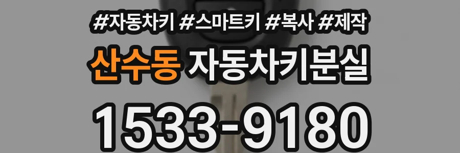 산수동 자동차키분실
