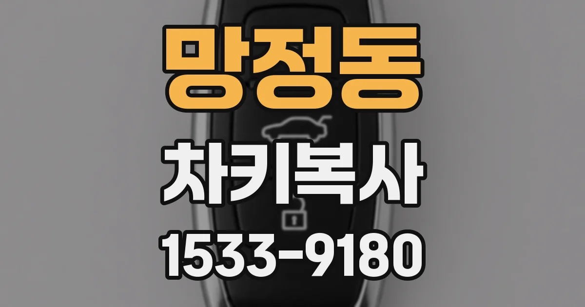 망정동 차키복사