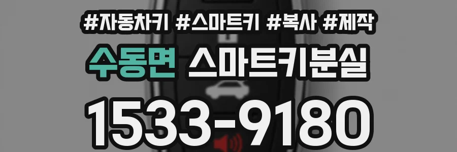 수동면 스마트키분실
