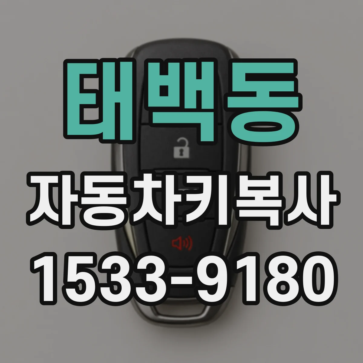 태백동 자동차키복사