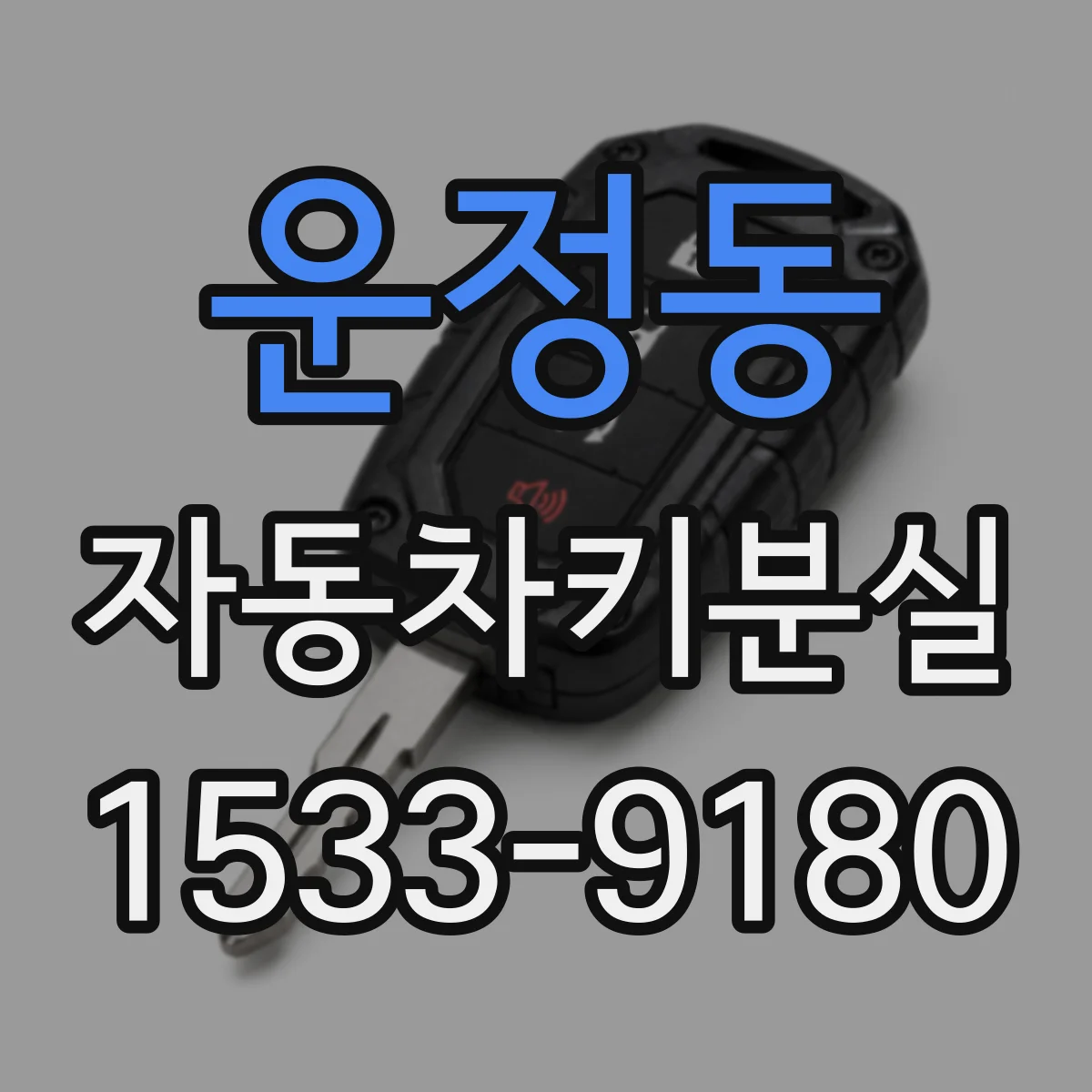 운정동 자동차키분실