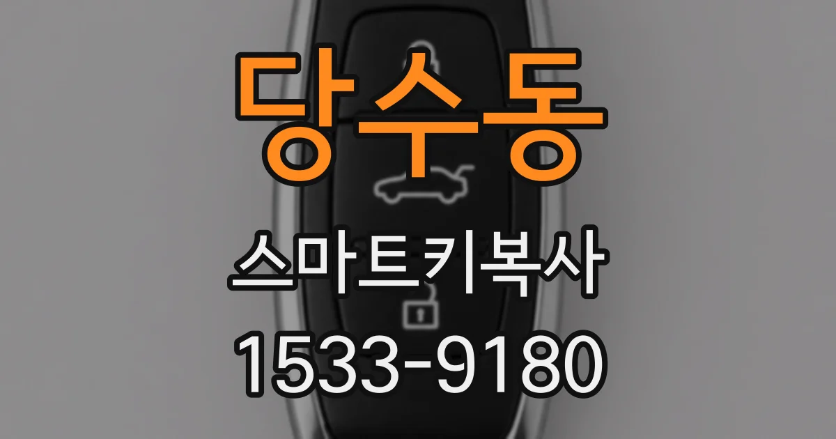 당수동 스마트키복사