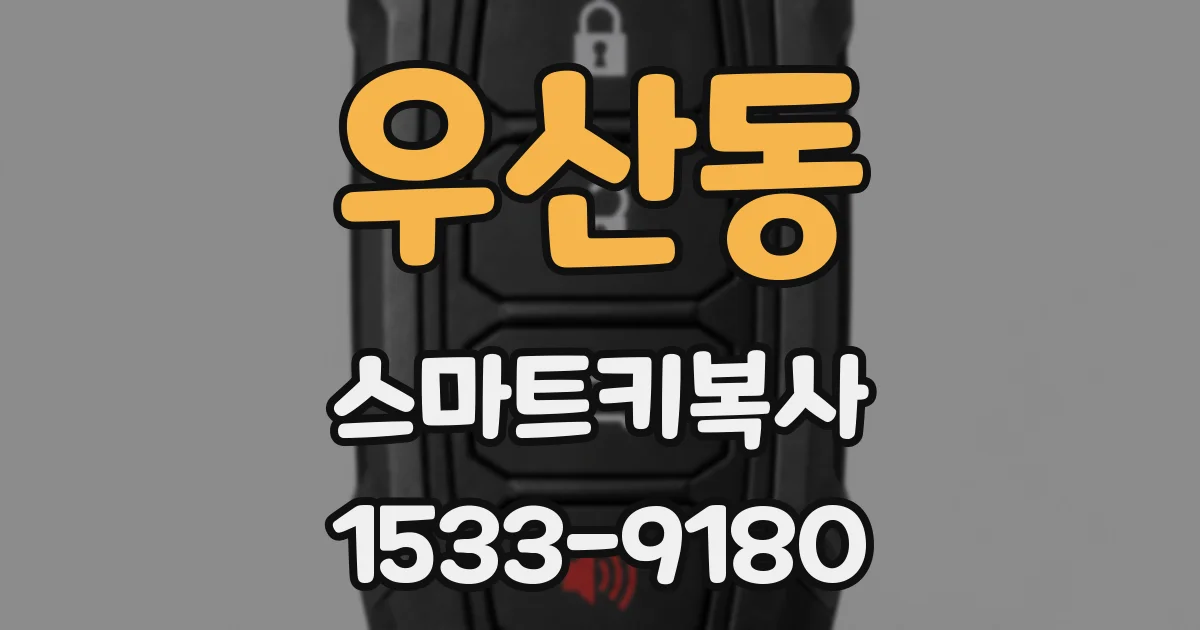 우산동 스마트키복사