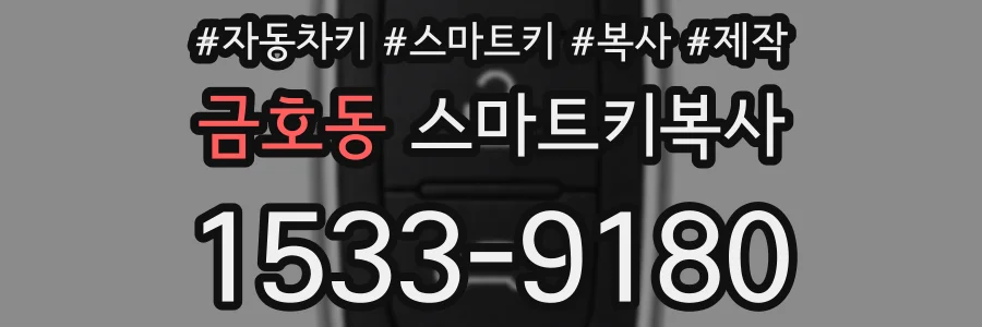 금호동 스마트키복사