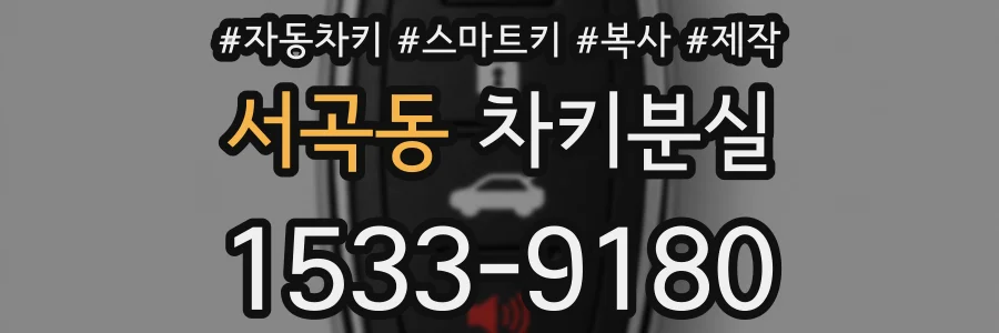 서곡동 차키분실