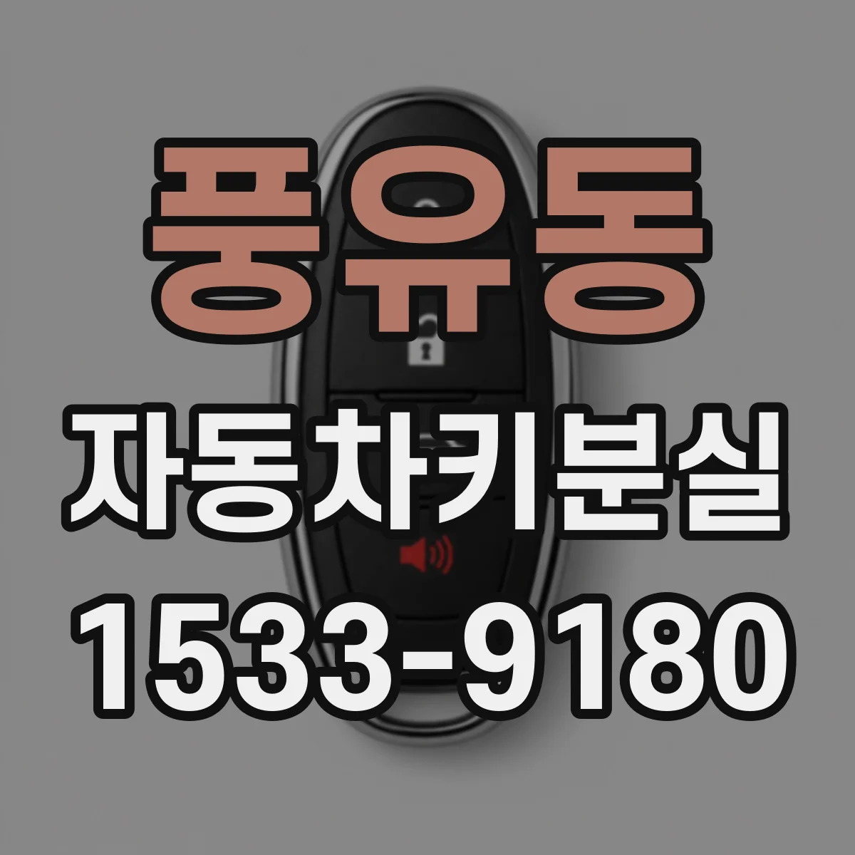 풍유동 자동차키분실