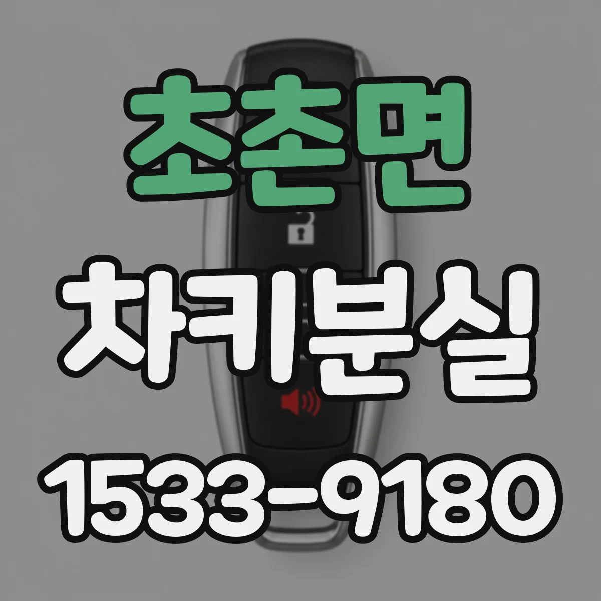 초촌면 차키분실
