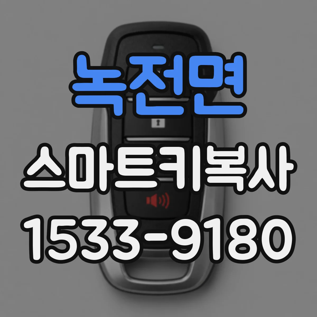 녹전면 스마트키복사