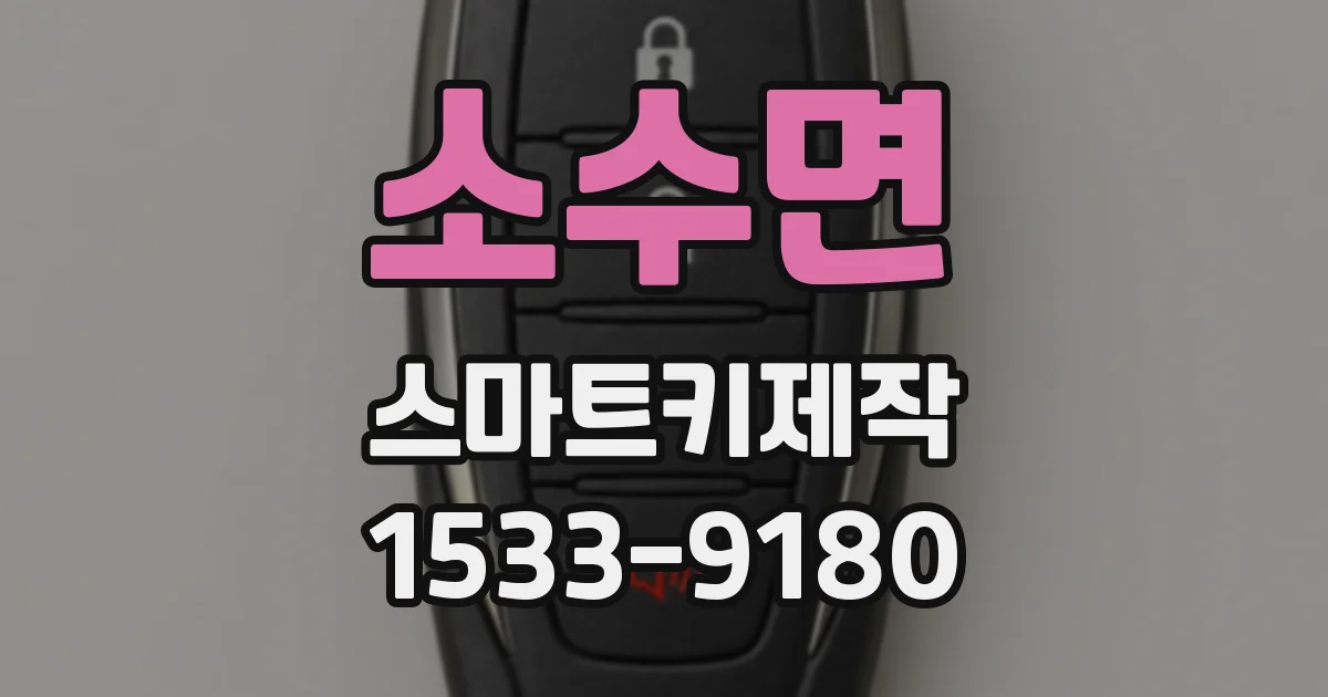 소수면 스마트키제작