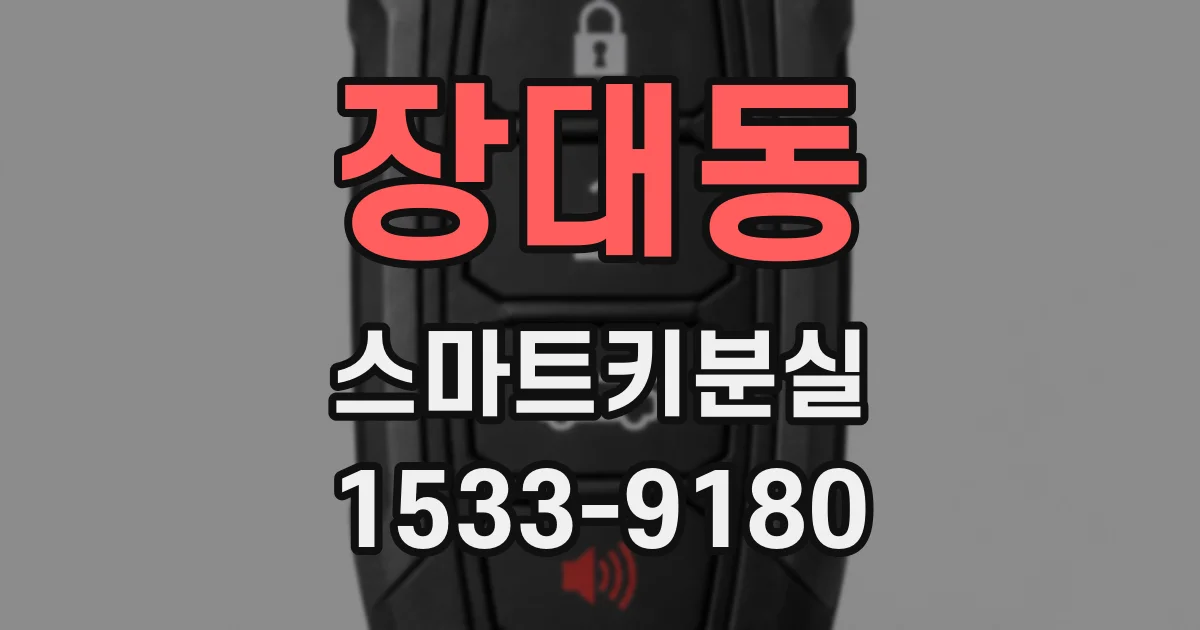 장대동 스마트키분실